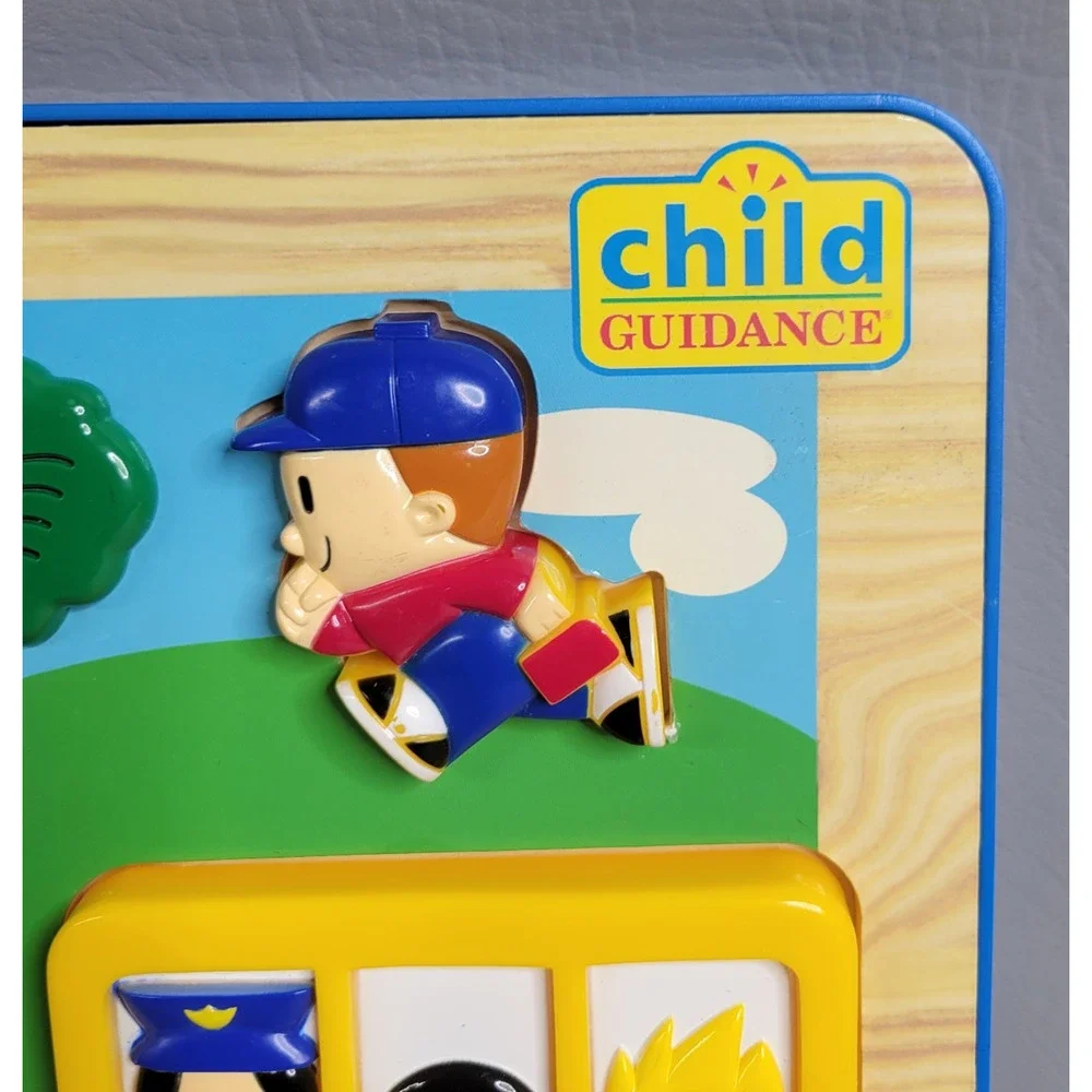 Electronic Wood Puzzle Child Guidance Radio Shack School